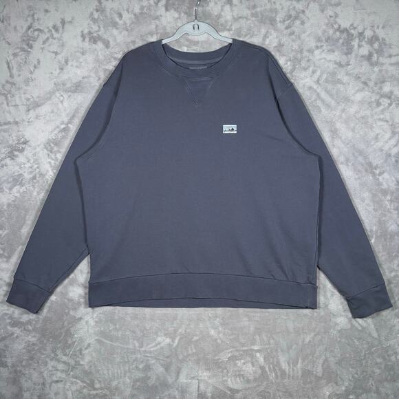 Patagonia Fitz Roy Icon Uprisal Crew Sweatshirt Men’s XL Smolder Blue Gray - Picture 1 of 6